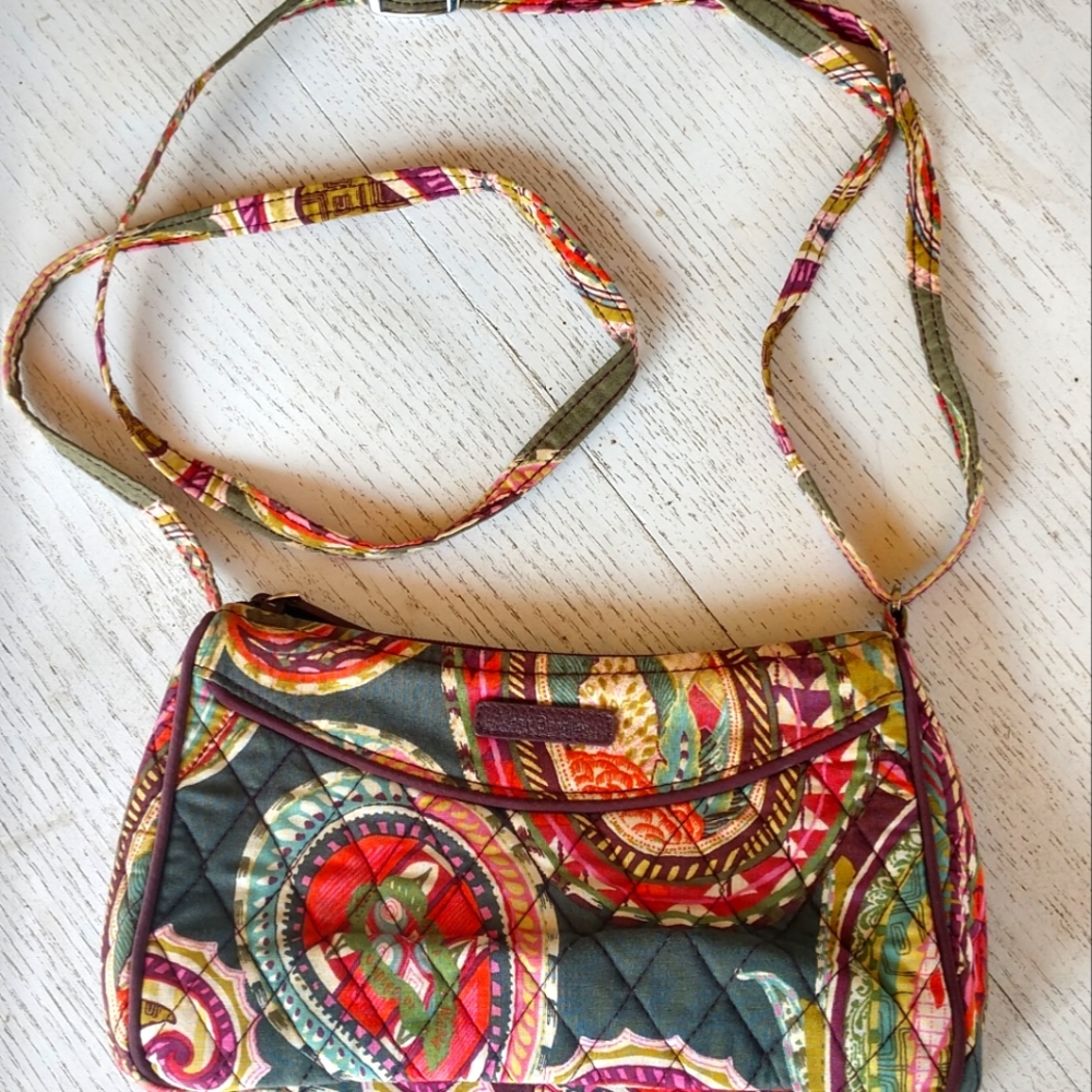Vera Bradley paisley small shoulder/crossbody bag
